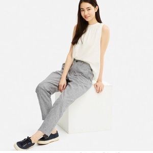 Uniqlo Cotton Linen Relaxed Pants